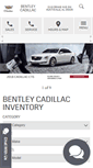 Mobile Screenshot of bentleycadillac.com
